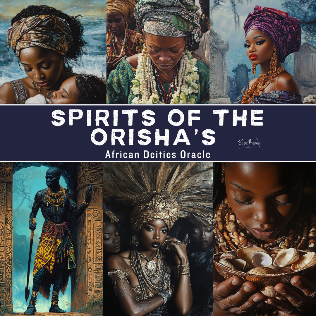 Spirits of the Orishas Oracle Deck – Divine Yoruba Divination Tarot for Cultural Insight