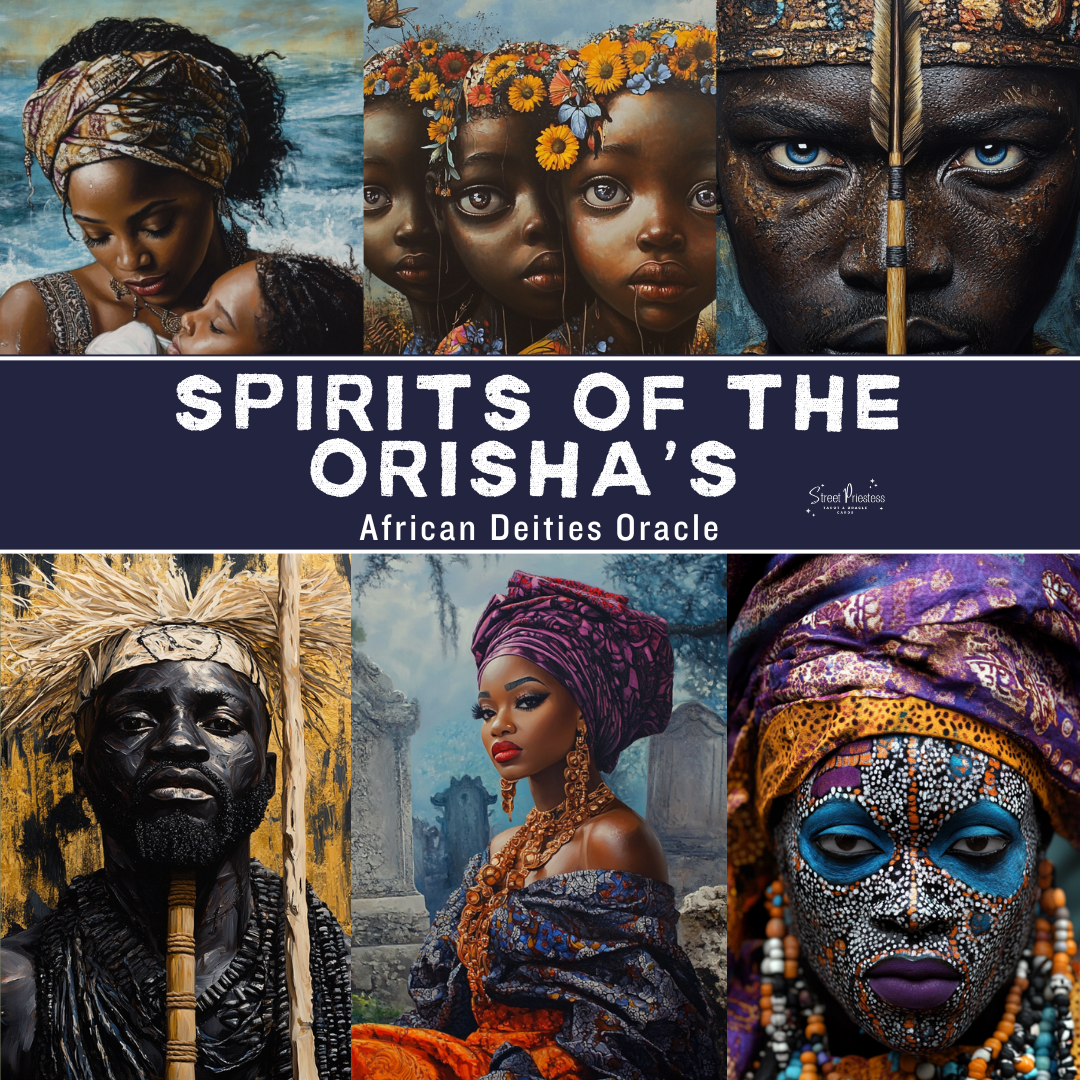 Spirits of the Orishas Oracle Deck – Divine Yoruba Divination Tarot for Cultural Insight