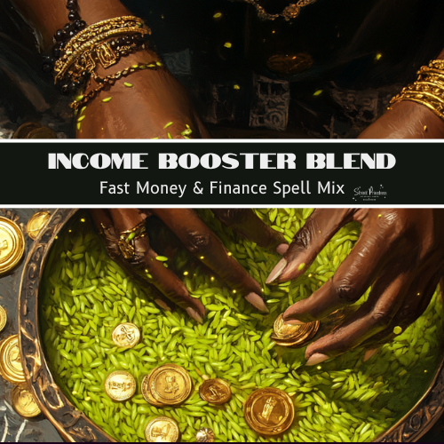 Street Priestess Income Booster Mix – Authentic Prosperity Ritual Blend for Wealth & Abundance