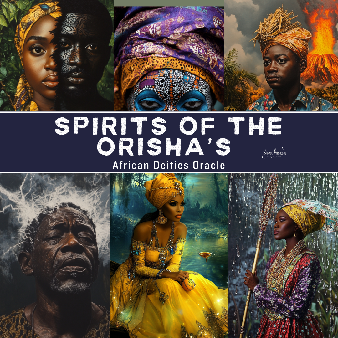 Spirits of the Orishas Oracle Deck – Divine Yoruba Divination Tarot for Cultural Insight