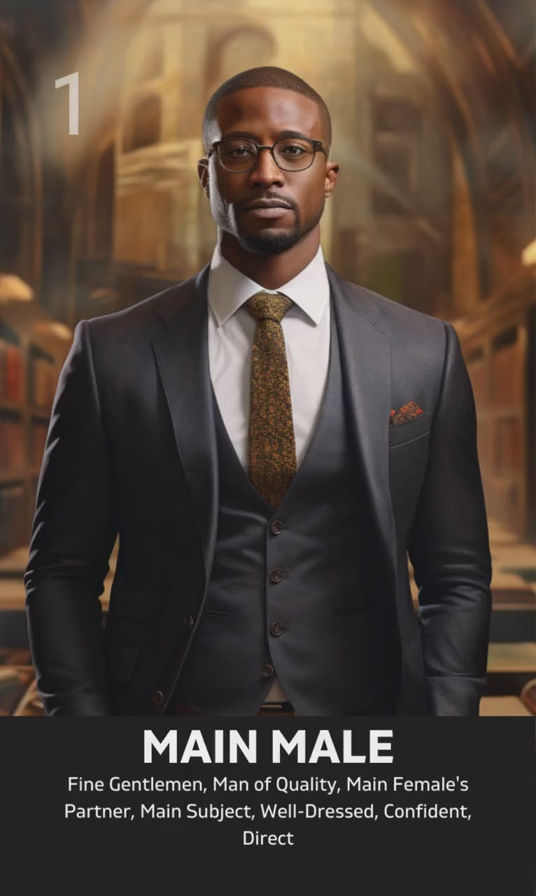 Melanin Kipper Fortune Telling Oracle Deck | 36 Tarot Size Cards With Keyword Meaning | African American Black Divination