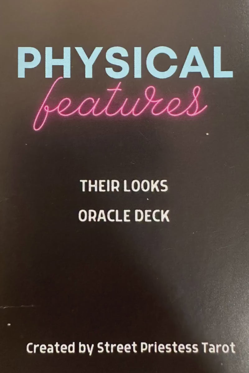 Physical Features Characteristics Oracle Cards Deck | 78 Tarot Size Cards | Future Love, Husband Looks Traits | Life Like Divination Cards