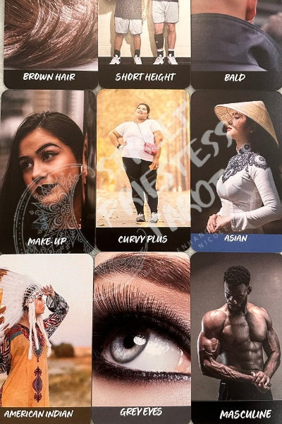 Physical Features Characteristics Oracle Cards Deck | 78 Tarot Size Cards | Future Love, Husband Looks Traits | Life Like Divination Cards
