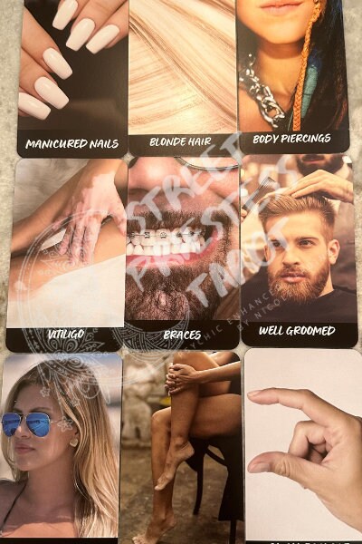 Physical Features Characteristics Oracle Cards Deck | 78 Tarot Size Cards | Future Love, Husband Looks Traits | Life Like Divination Cards